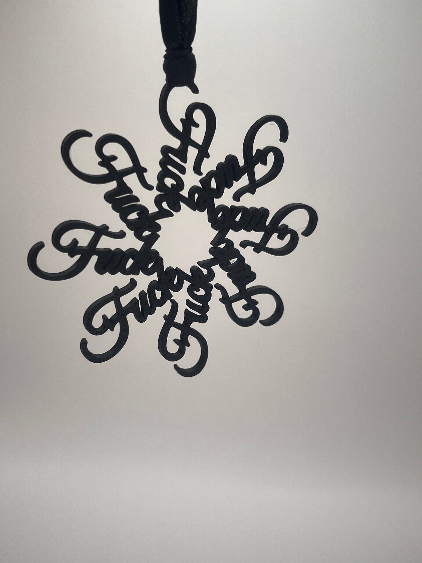 Christmas ornament - F-Flake