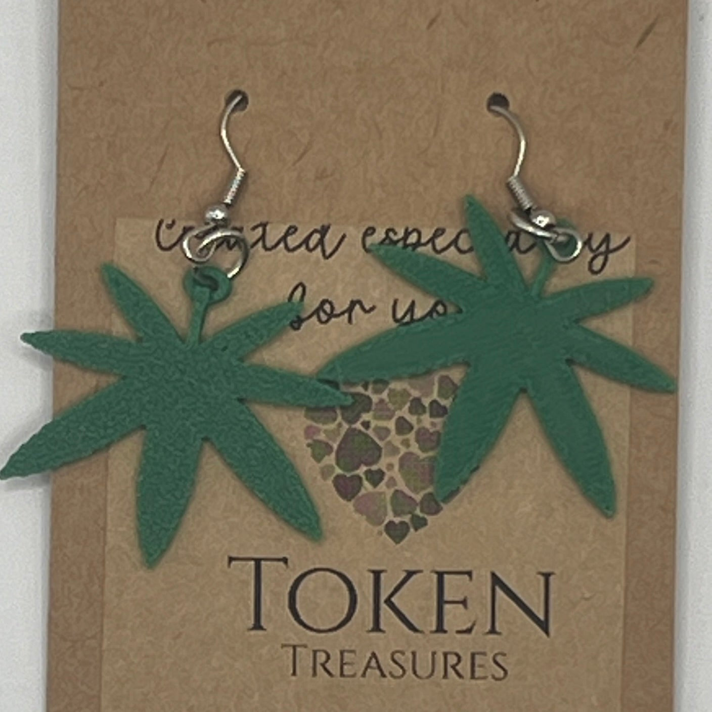 Costume Jewellery - Happy Weed Earrings