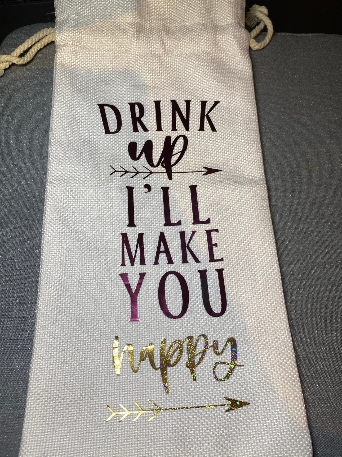 Wine gift bag with a difference