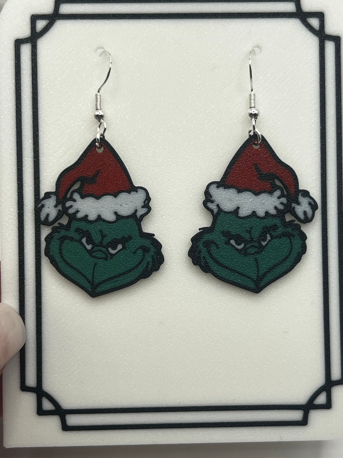 Costume Jewellery - Grinch Earrings