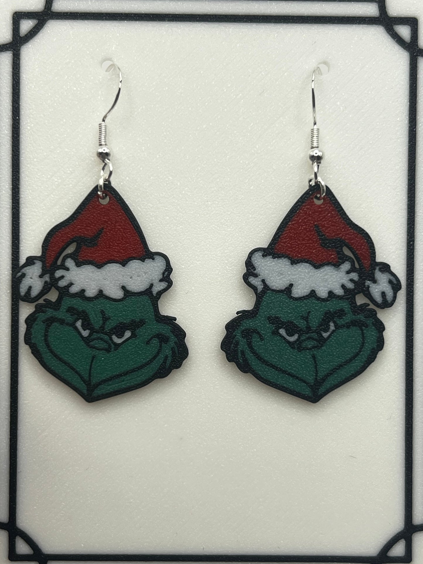 Costume Jewellery - Grinch Earrings