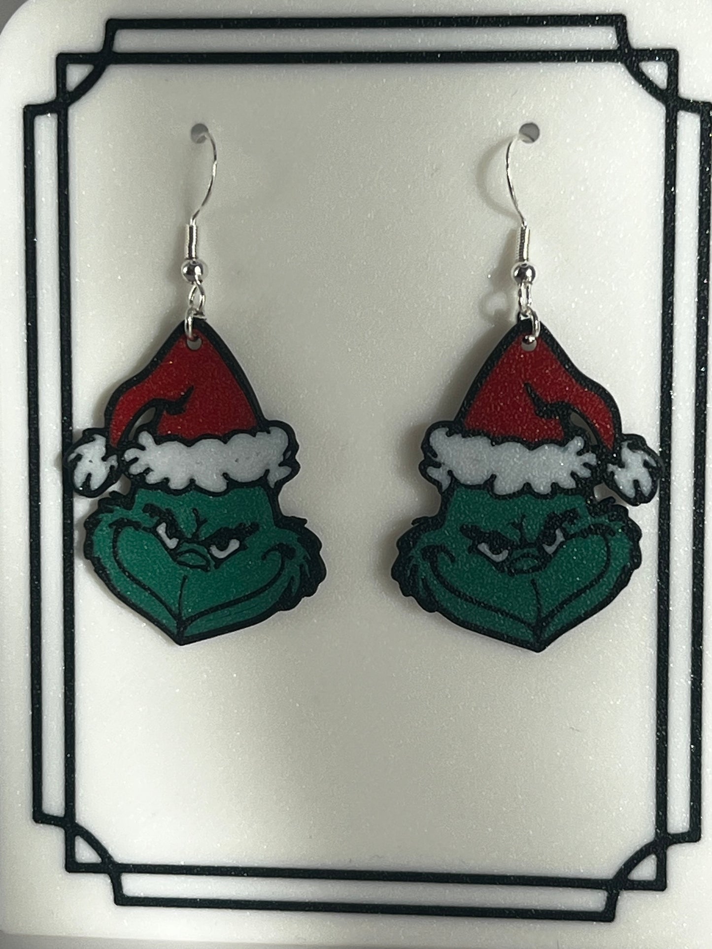 Costume Jewellery - Grinch Earrings