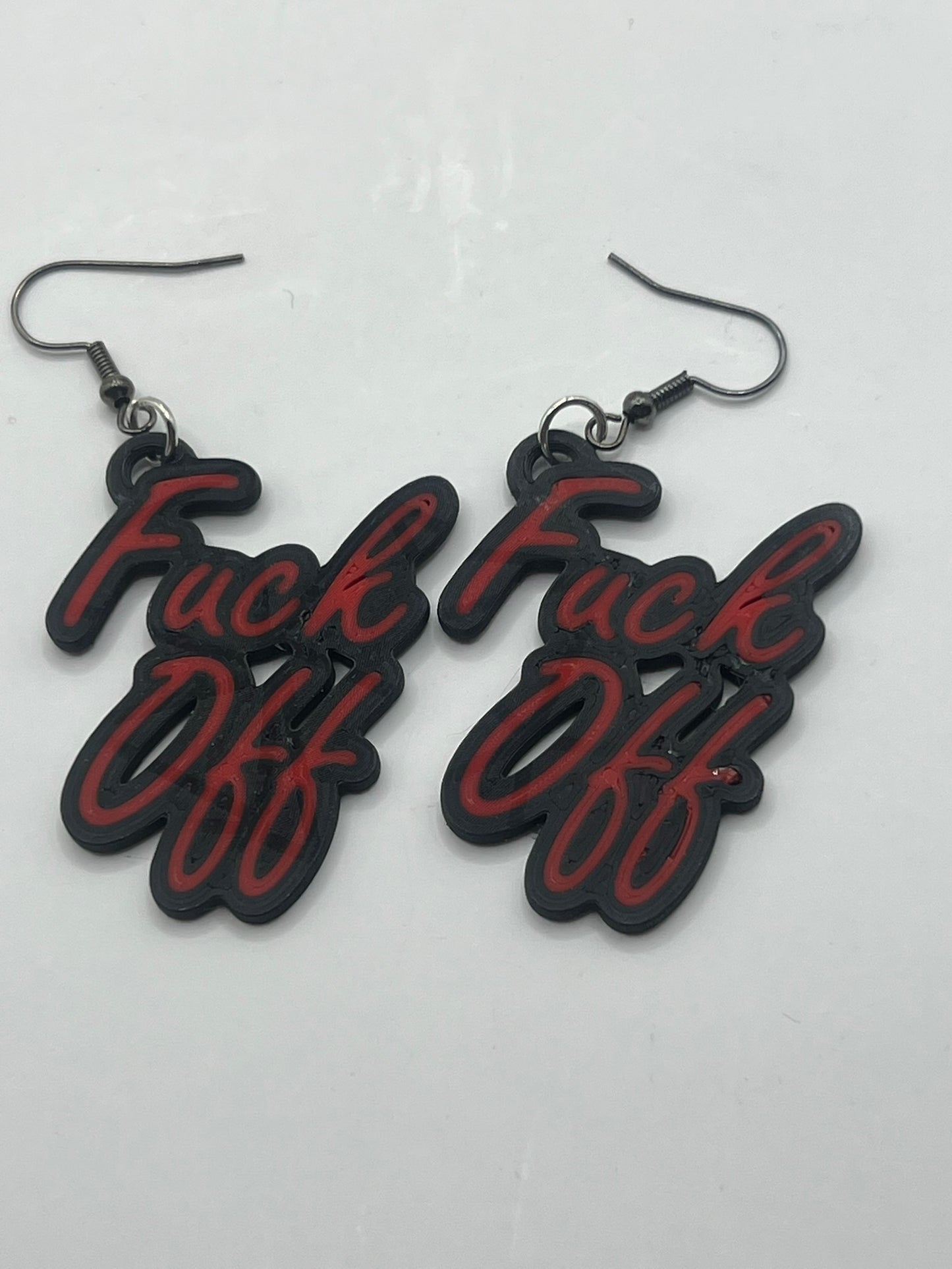 Costume Jewellery - The F-Off Earrings