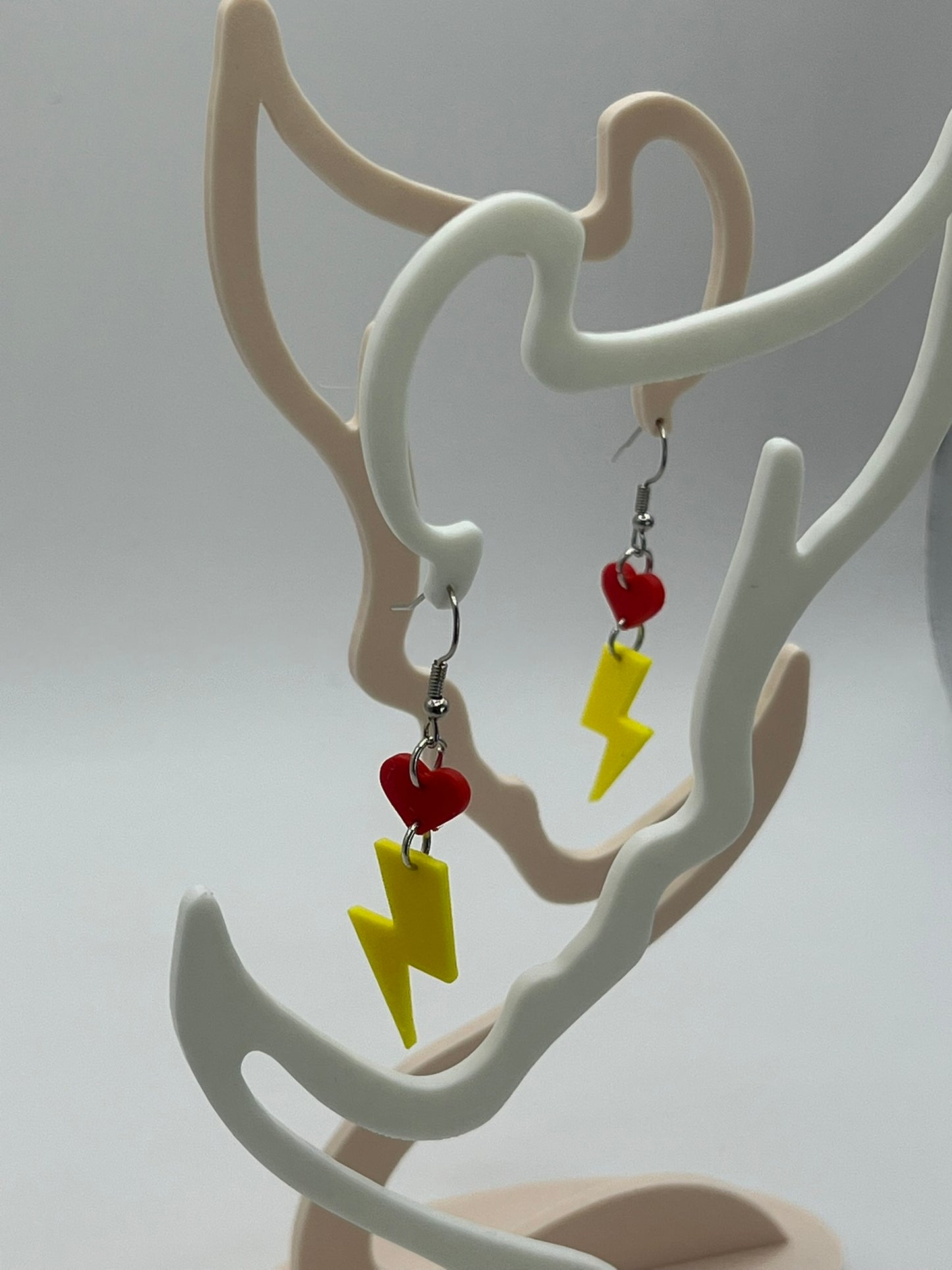 Costume Jewellery - Lightning Heart