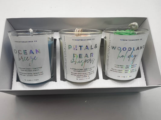 The Nature Journey Candle Trio